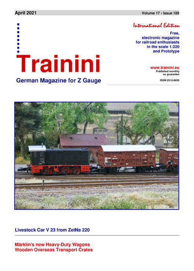 Trainini Model Railroad and Railway Magazine by Holger Späing - Download via Pilentum Television