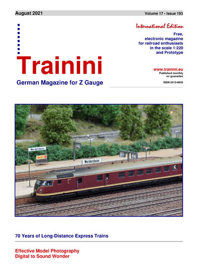 Trainini Model Railroad and Railway Magazine by Holger Späing - Download via Pilentum Television