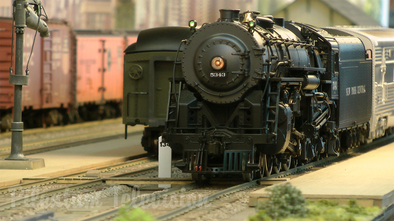 New York Central Railroad as Model Train layout in Scale 1