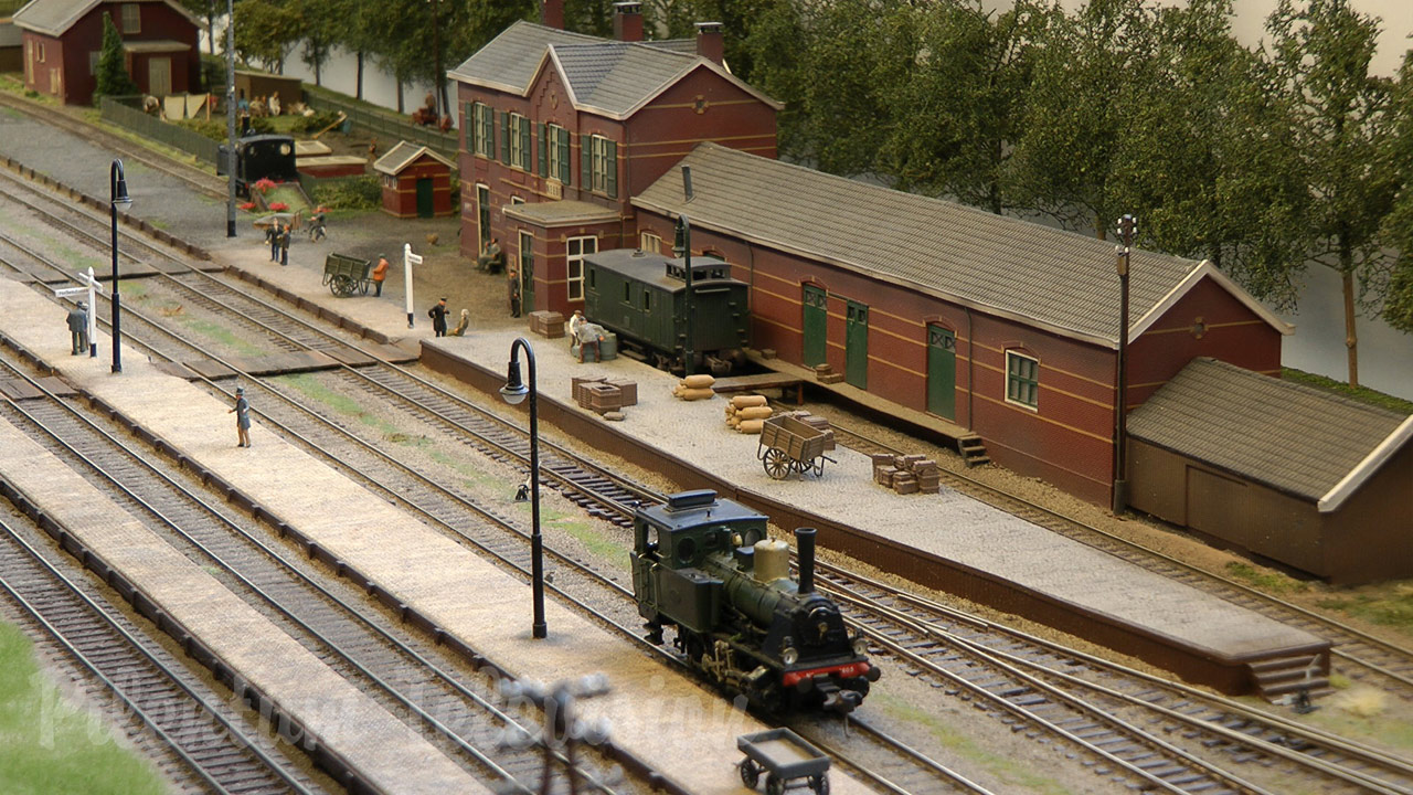 Model Railway Layout HO Scale at Transport Museum Winterswijk