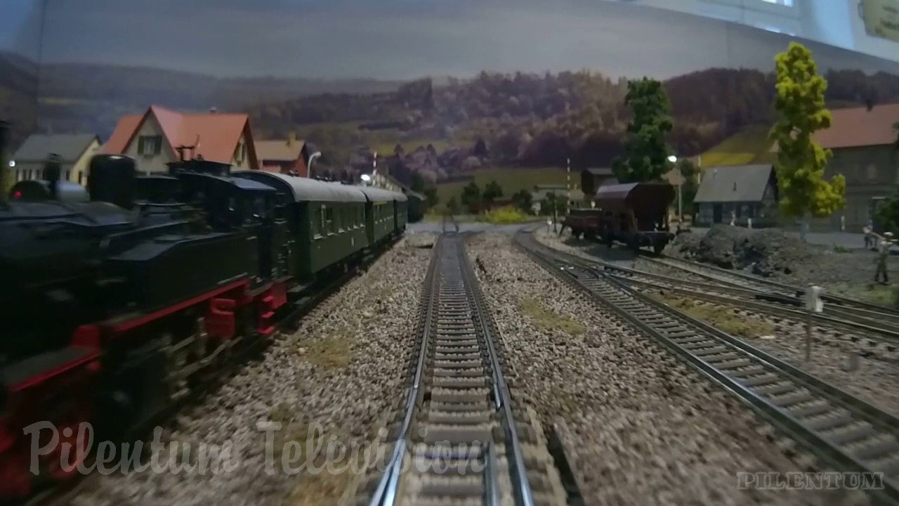 Cab Ride in HO scale on a German model railroad layout