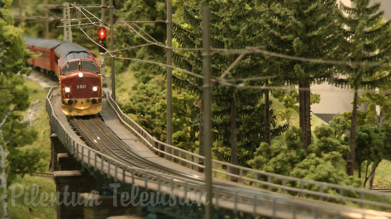 Beautiful Model Railroad in HO Scale by NMJ Norsk Modelljernbane