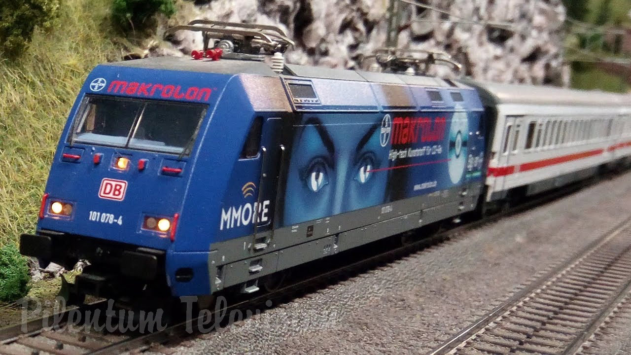 Cab ride on a super sized Märklin model railway layout in HO scale (Part #1)