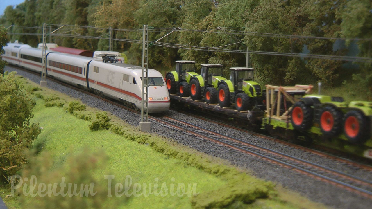 Model trains in HO scale: Passenger trains and freight trains