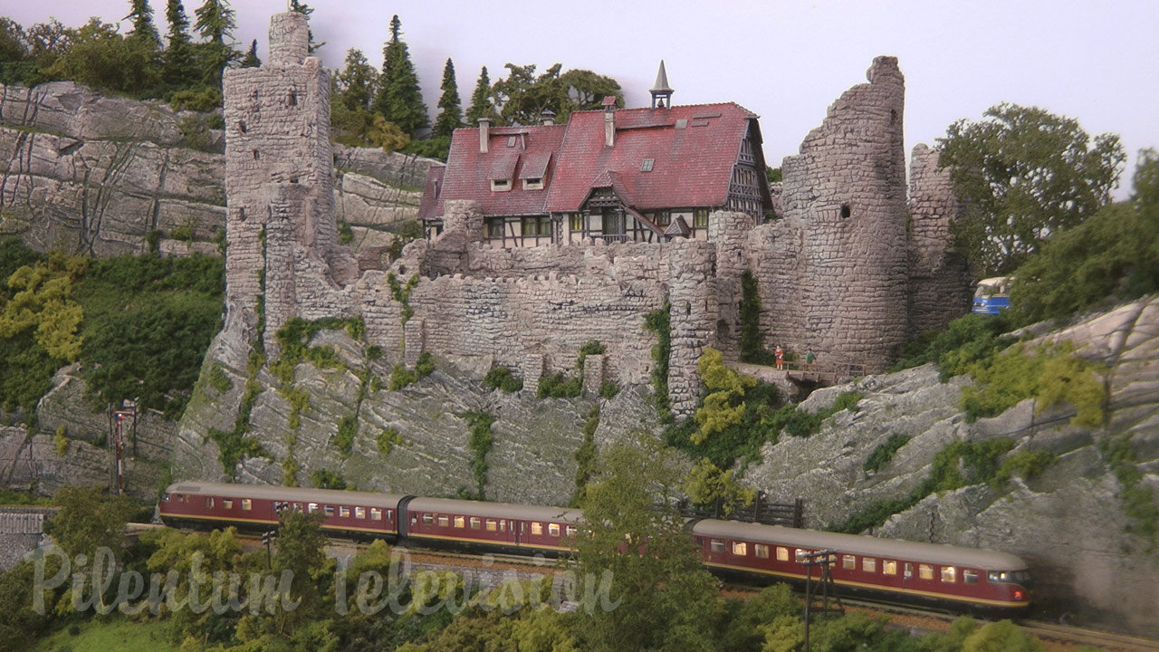 N Scale Model Railroad built by the Maas and Waal Model Train Club in the Netherlands