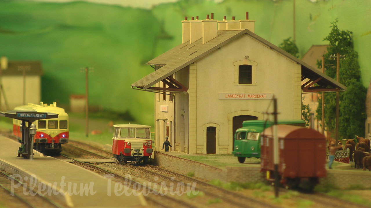 Model Railway Layout »La Gare de Landeyrat-Marcenat« in HO scale