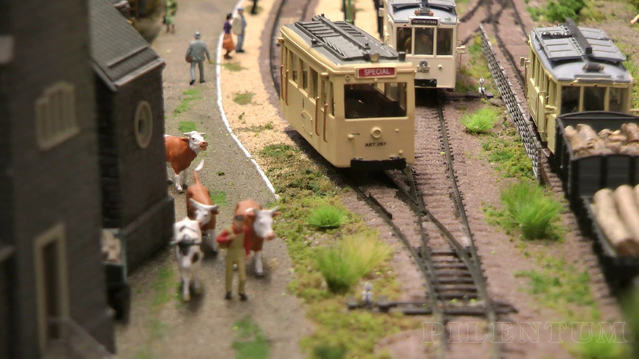 The Little Model Tramway in the Province of Namur in Belgium by Jan Martens