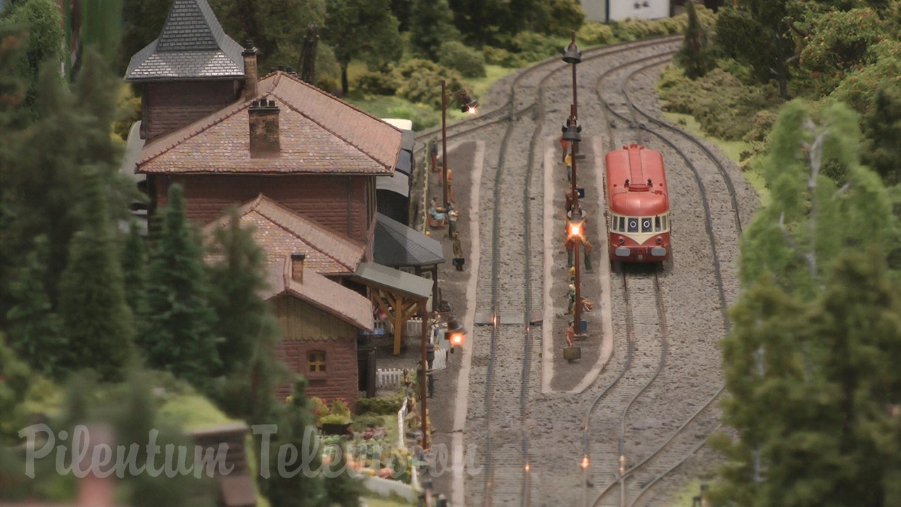 Model Railway Layout “The Train of the River Moder in Alsace” by Hubert and Laurent Bertrand