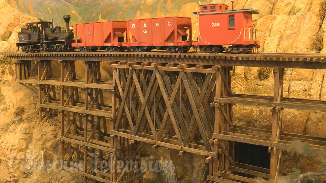 Mind Blowing on30 Scale Layout “Purgartory Peak” with Denver and Rio Grande Model Trains