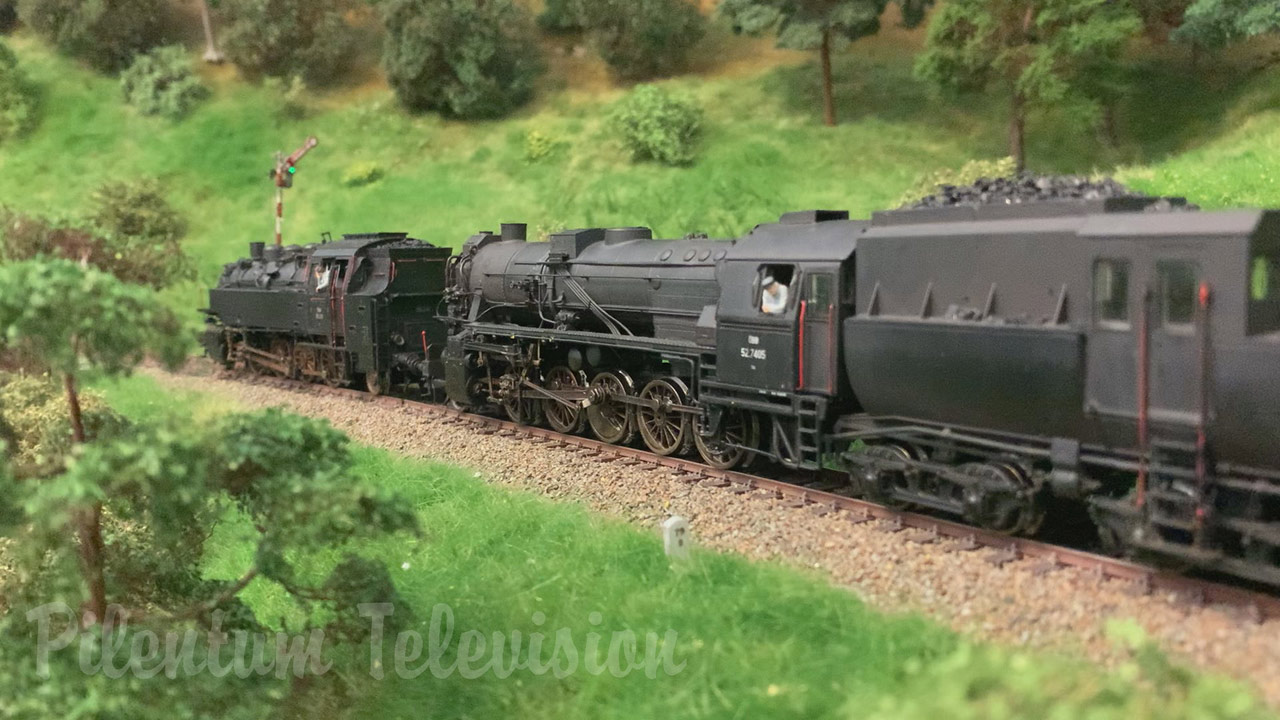 Steam Locomotives’ Paradise: Model Railway Micro Layout from Austria (Relaxing Railroad Video)