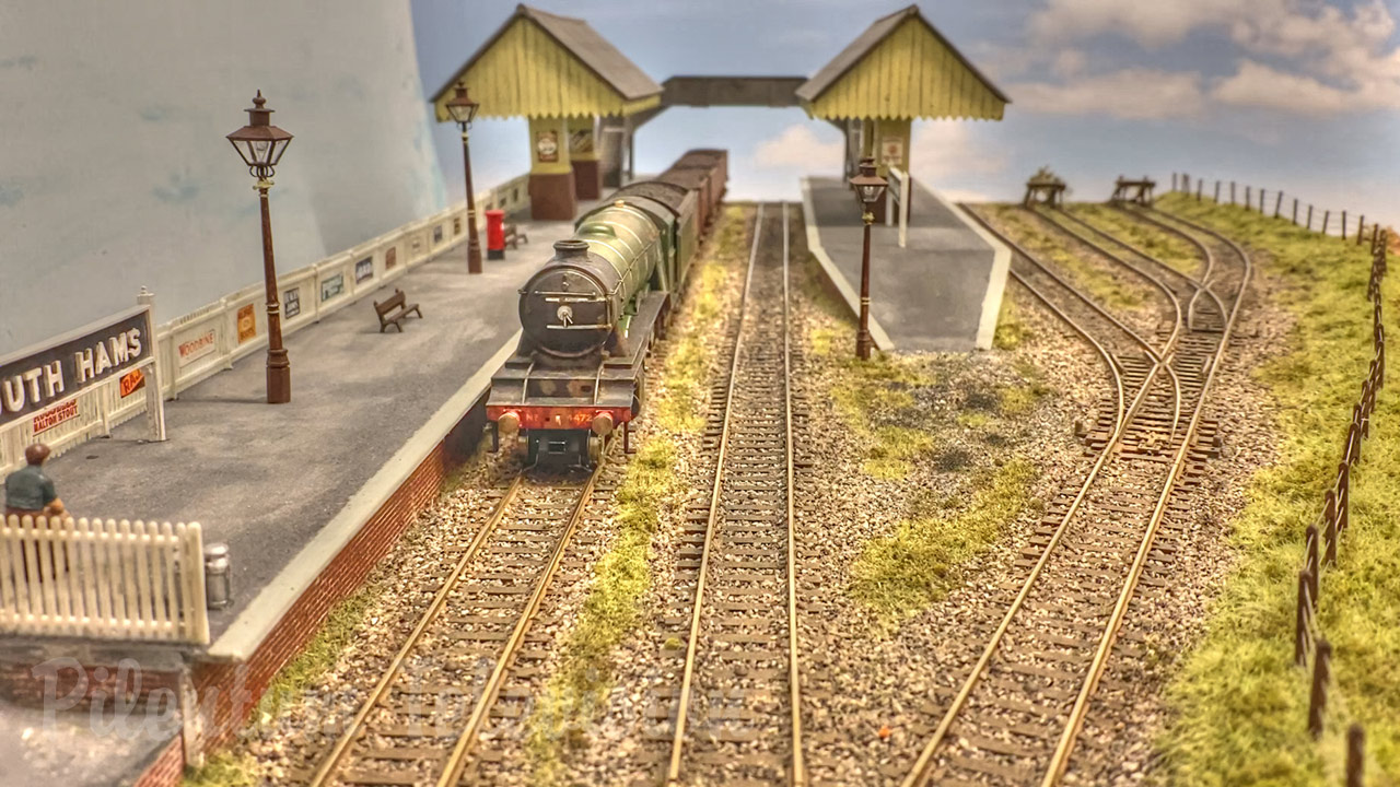 Great Landscape Modelling on British South Hams Model Railway Layout in OO Gauge