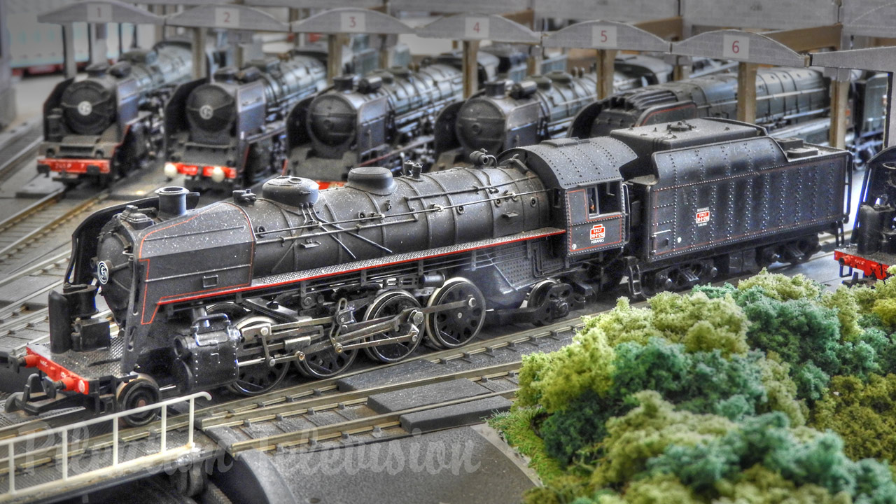 Model railroading in France: HO scale model train layout by Alexandre Forquet