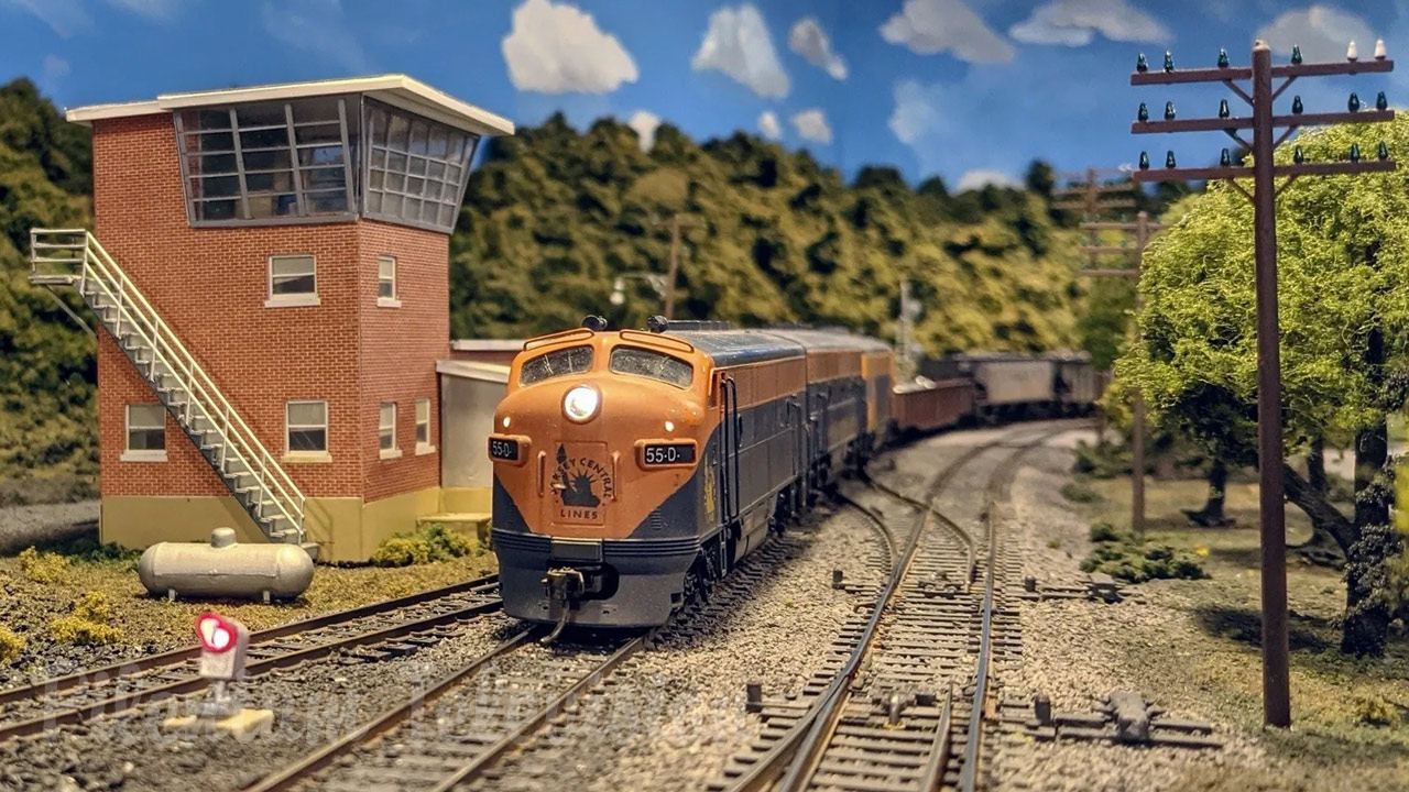 One of the largest model railroad HO scale layouts in the United States: The Lehigh & Keystone Valley Museum