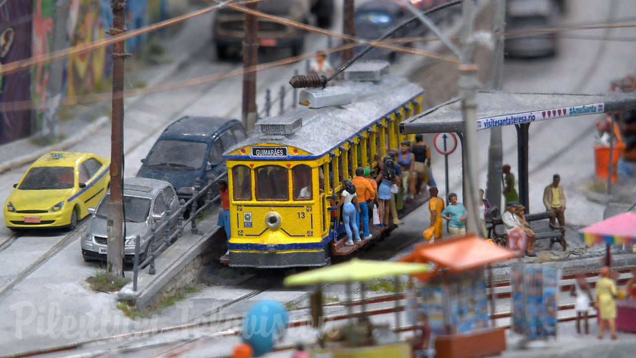 One of the oldest streetcars in the world - Bonde de Santa Teresa - The model tram of Rio de Janeiro