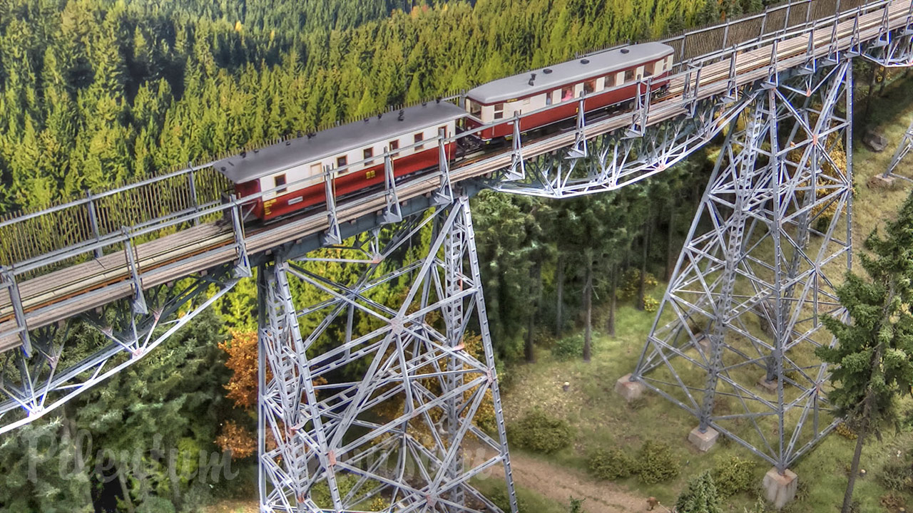 The Old Steel Bridge for Narrow Gauge Railways in Saxony