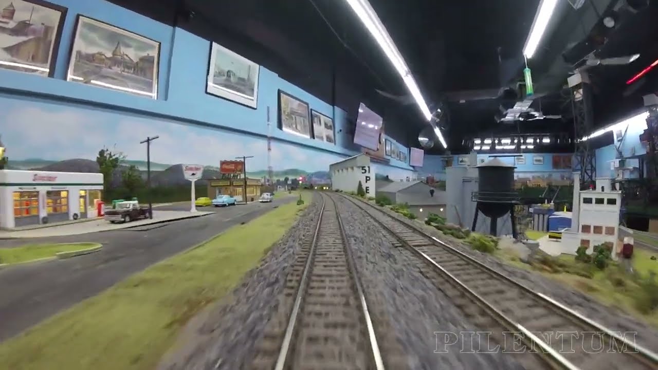 Beautiful Cab Ride in 4K - Driver's Eye View on one of America’s Greatest Model Train Layouts