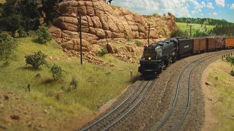 Model Train of the famous Sherman Hill Railroad