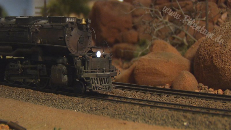 Model Train of the famous Sherman Hill Railroad