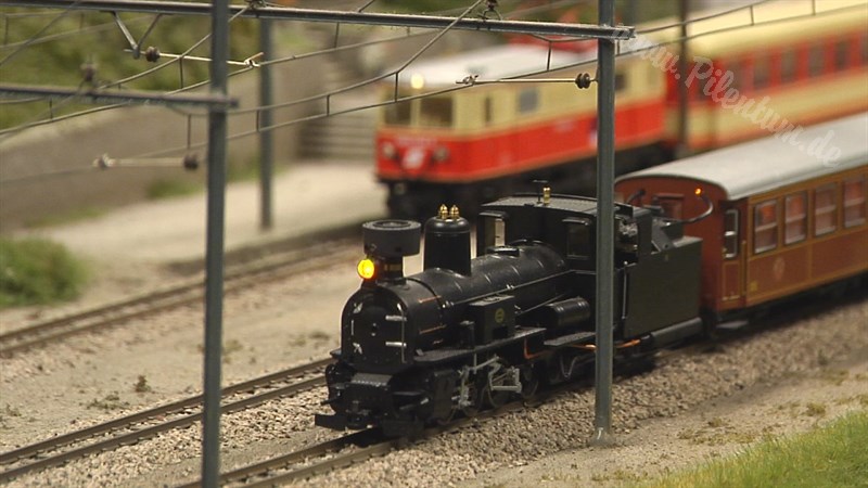 Model Trains from Austria HO Scale Railroad Display