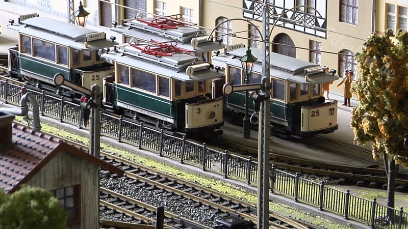 Model Train Layout of LGB Toy Trains