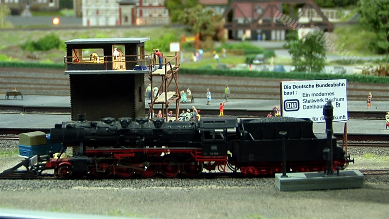 Model Railroad Layout about the Coal and Steel Industry of Germany in HO scale