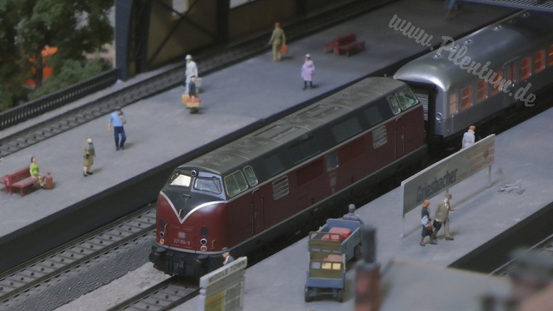One of the largest HO scale model railroad layouts by Marklin in Germany