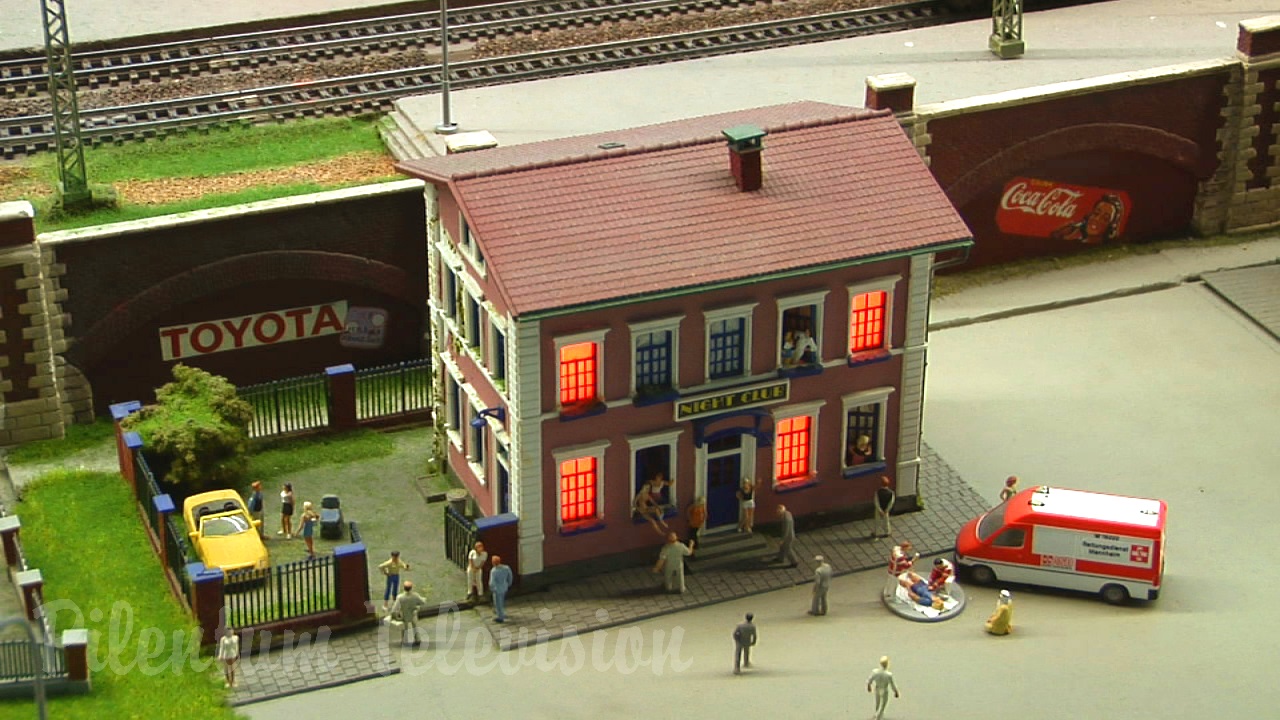 The Biggest Model Railroad Layout in HO Scale with more than 200 Model Trains made by Marklin