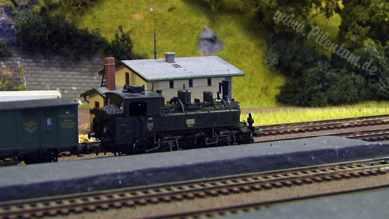 Large Model Railroad Layout with Cab Ride and more than 200 Model Trains in action