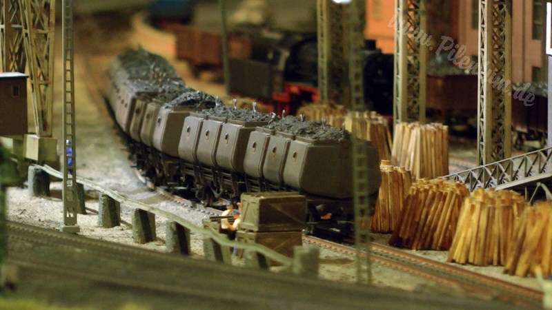 The new model train show by Marklin in Germany on more than 400 square meter