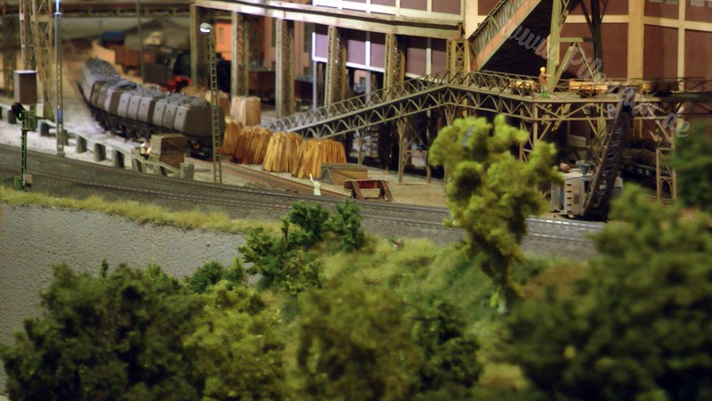 The new model train show by Marklin in Germany on more than 400 square meter