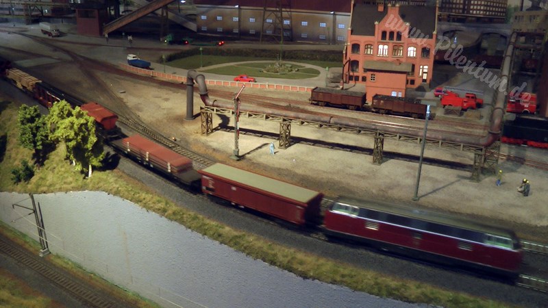 The new model train show by Marklin in Germany on more than 400 square meter