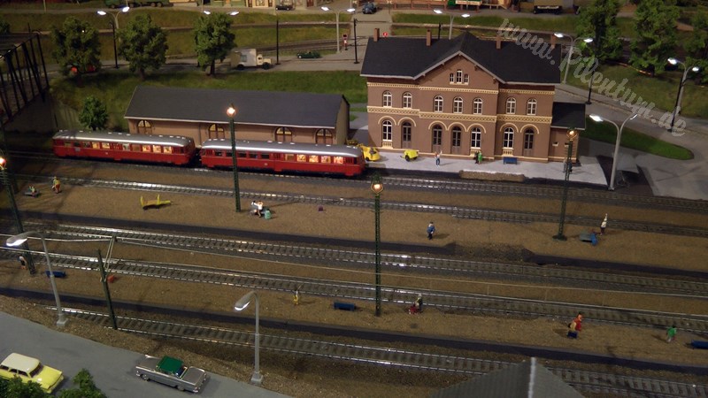 The new model train show by Marklin in Germany on more than 400 square meter