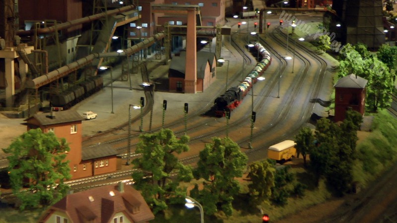 The new model train show by Marklin in Germany on more than 400 square meter