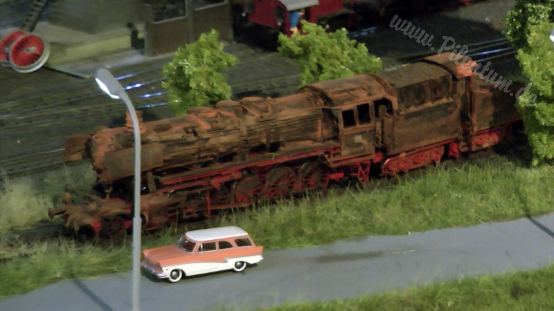 The new model train show by Marklin in Germany on more than 400 square meter