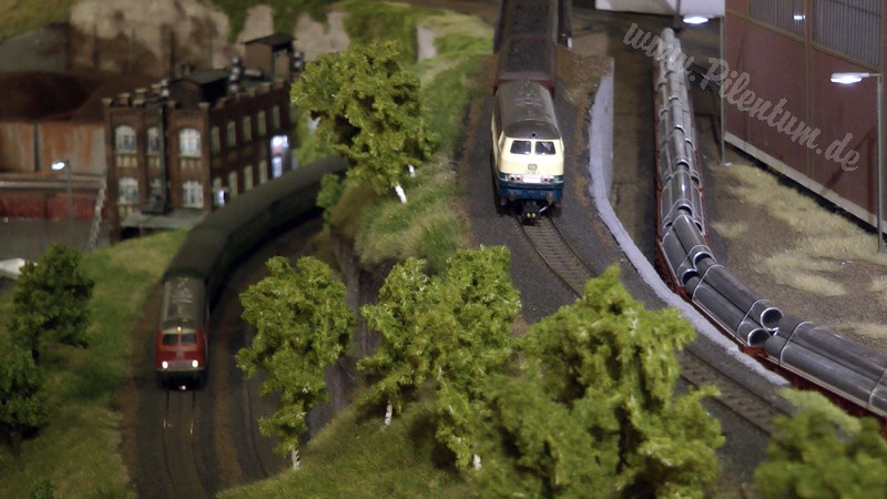 The new model train show by Marklin in Germany on more than 400 square meter