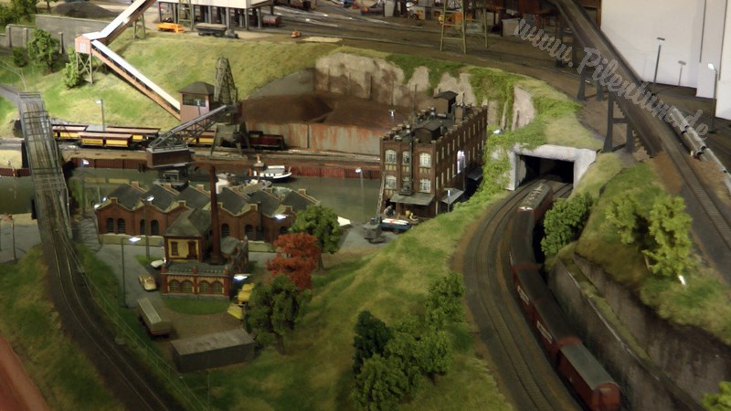 The new model train show by Marklin in Germany on more than 400 square meter