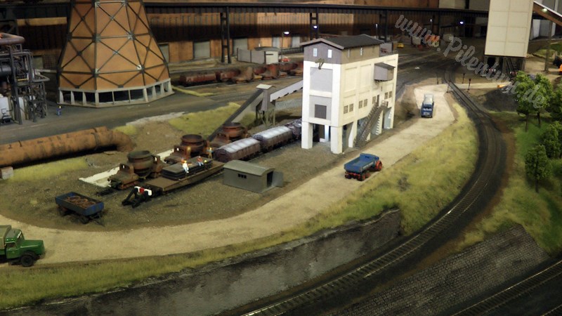 The new model train show by Marklin in Germany on more than 400 square meter