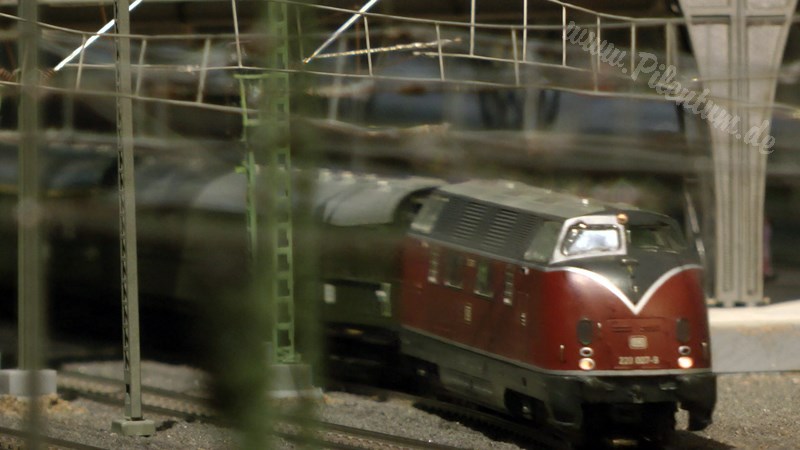 The new model train show by Marklin in Germany on more than 400 square meter