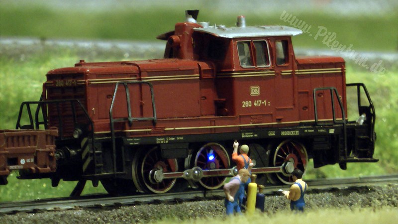 The new model train show by Marklin in Germany on more than 400 square meter