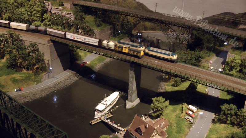 The new model train show by Marklin in Germany on more than 400 square meter