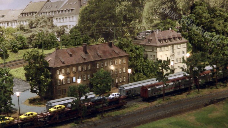 The new model train show by Marklin in Germany on more than 400 square meter