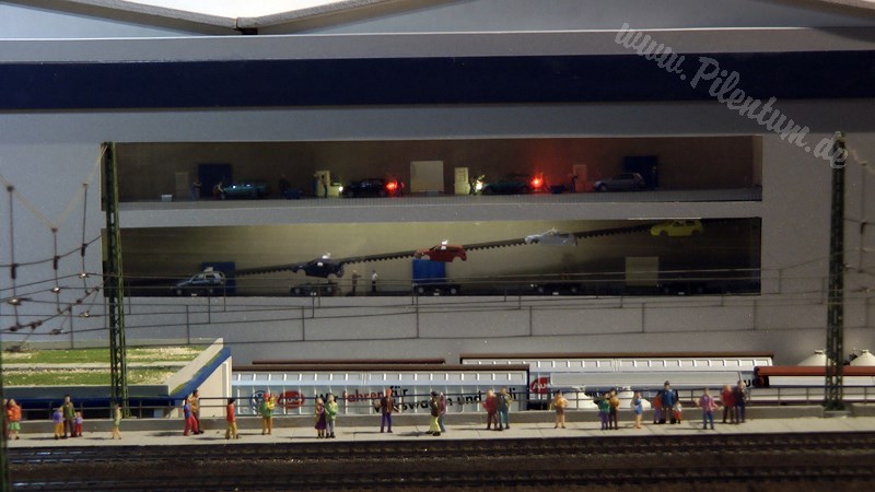 The new model train show by Marklin in Germany on more than 400 square meter