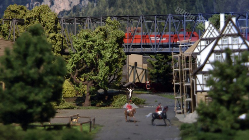 The new model train show by Marklin in Germany on more than 400 square meter