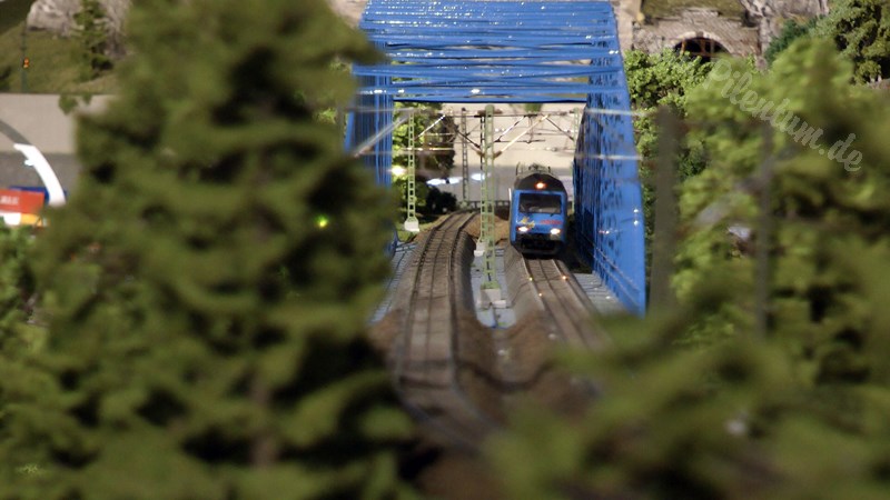 The new model train show by Marklin in Germany on more than 400 square meter