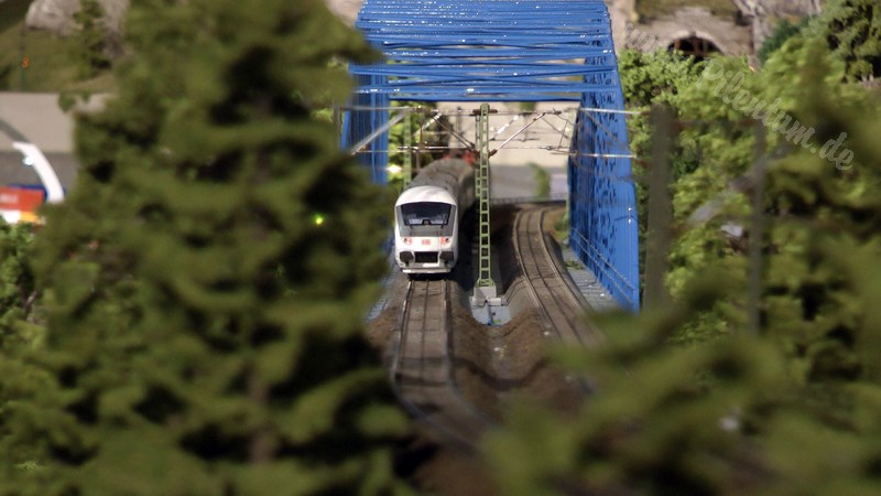 The new model train show by Marklin in Germany on more than 400 square meter