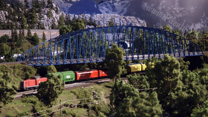 The new model train show by Marklin in Germany on more than 400 square meter