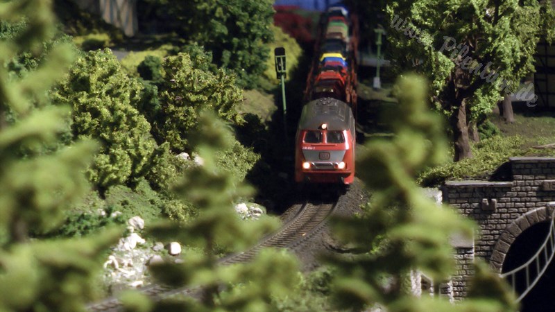 The new model train show by Marklin in Germany on more than 400 square meter