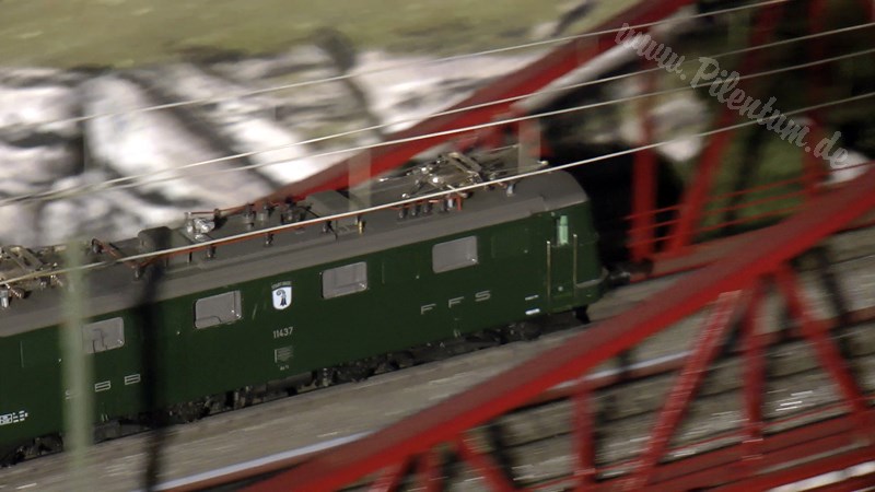 The new model train show by Marklin in Germany on more than 400 square meter