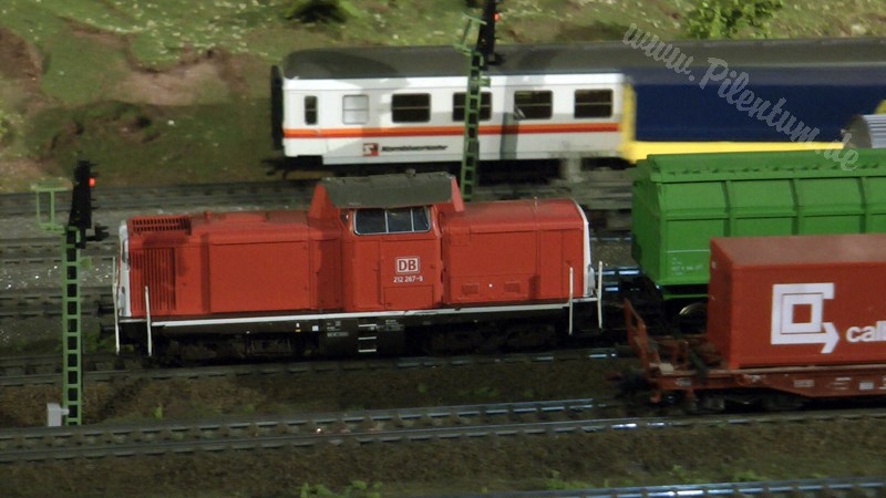 The new model train show by Marklin in Germany on more than 400 square meter