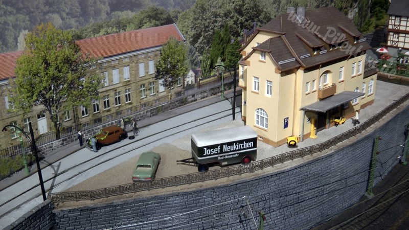 The new model train show by Marklin in Germany on more than 400 square meter